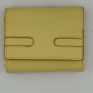 Yellow Leather Wallet